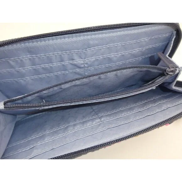 Vera Bradley Charmont Meadow Zip-Around Wallet - Picture 8 of 8